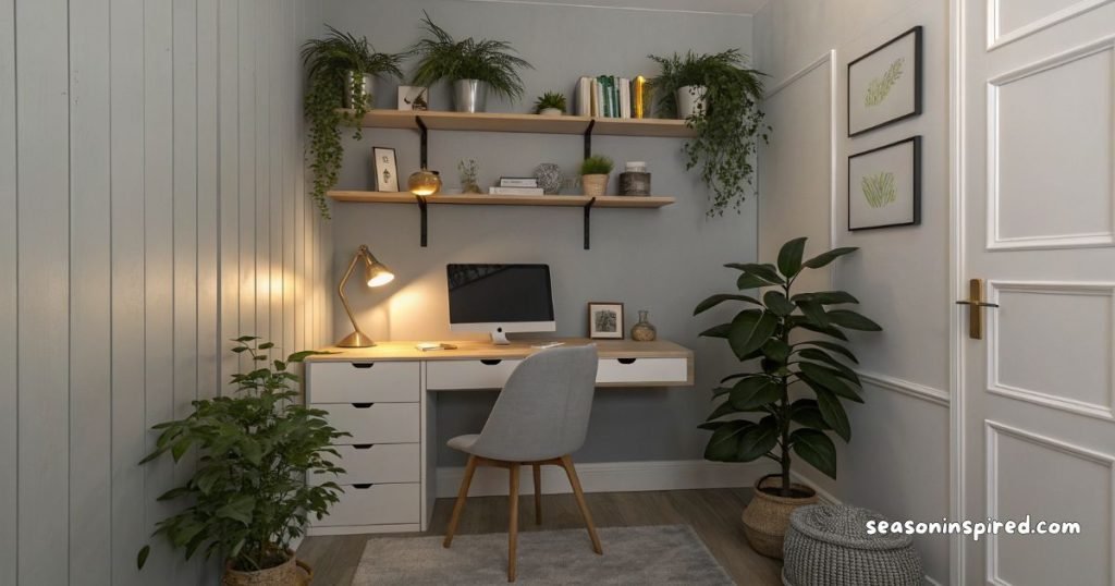 Curated visual reference: Fresh Look at 37 Refreshing Home Office Ideas For Small Spaces On A