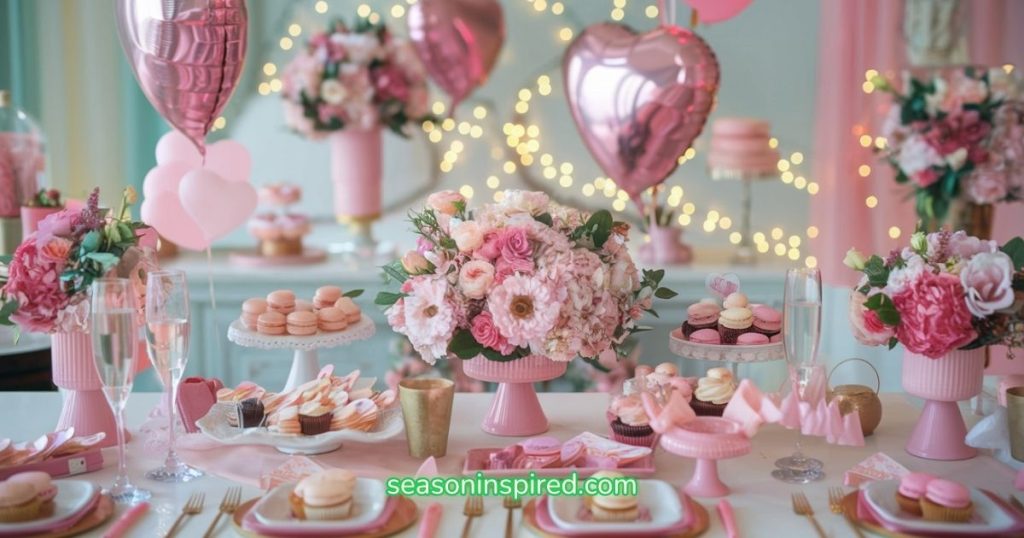 galentine party decor idea