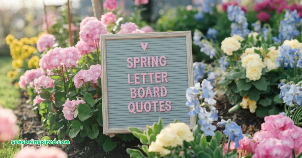 spring letterboard quotes funny