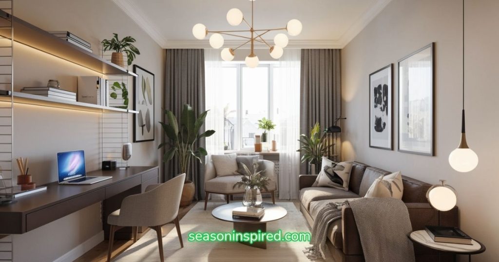 23 Stunning Sitting Room Office Combo Ideas 2 stylish white home office ideas bookshelves