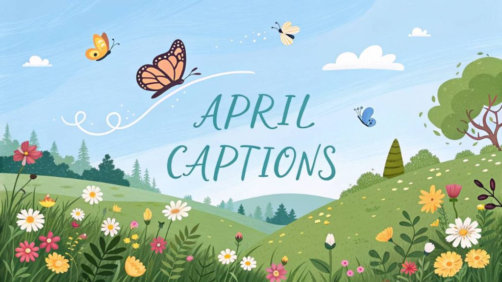 april captions for instagram