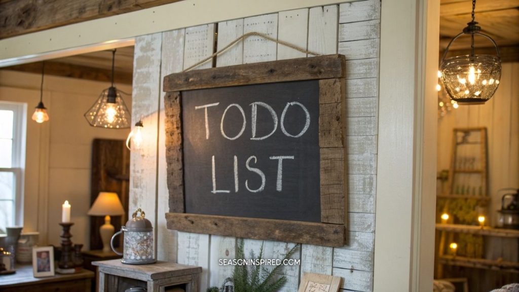 60 Rustic Home Office Ideas: Blending Charm & Productivity 9 rustic home office ideas chalk board