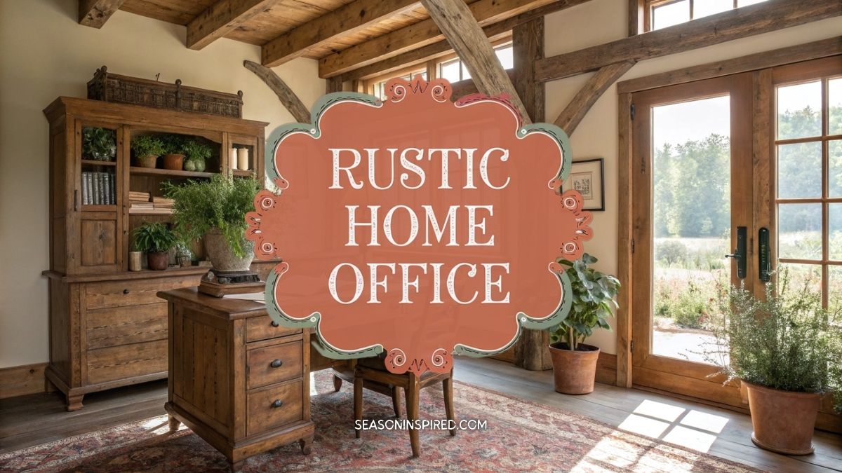 60 Rustic Home Office Ideas: Blending Charm & Productivity 1 rustic home office ideas