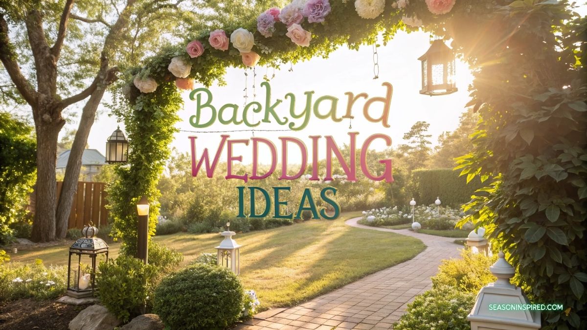 Backyard Wedding Bliss: 25+ Simple & Budget-Friendly Ideas 7 backyard wedding ideas