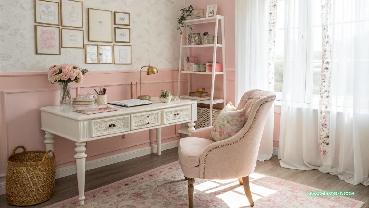 25 Cozy Feminine Home Office Ideas: Style Meets Comfort 1 feminine home office ideas