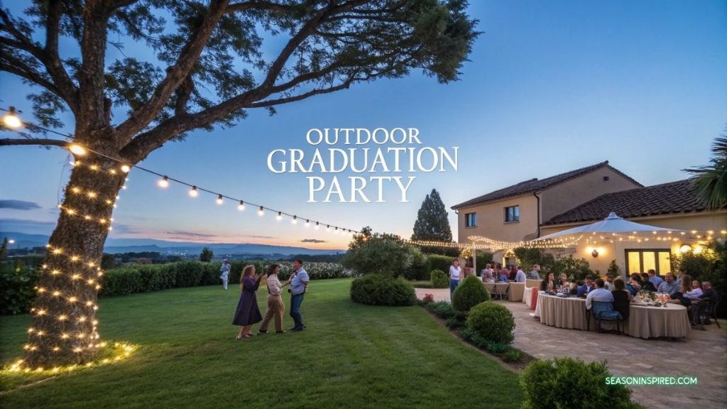 Host the Ultimate Outdoor Graduation Party: 21 Creative Ideas & Tips! 2 outdoor graduation party ideas at home