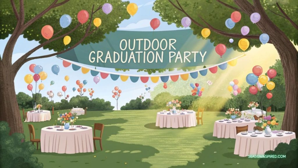 Host the Ultimate Outdoor Graduation Party: 21 Creative Ideas & Tips! 3 outdoor graduation party ideas backyard