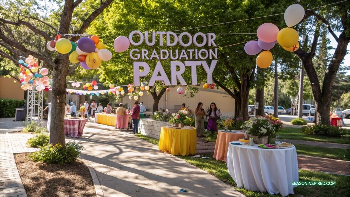 Host the Ultimate Outdoor Graduation Party: 21 Creative Ideas & Tips! 1 outdoor graduation party ideas