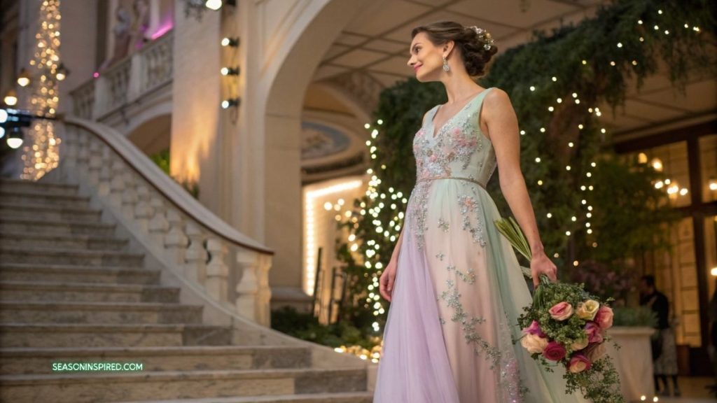 30 Stylish Summer Wedding Guest Outfits for Every Style 3 stylish summer wedding guest outfits pastel midi dress