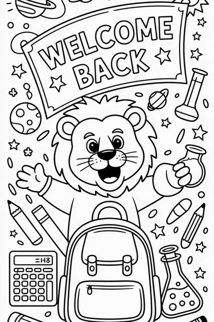 Free Back to School Coloring Pages for Kids (Printable & Fun!) 5 3rd and 4th grade coloring pages 3