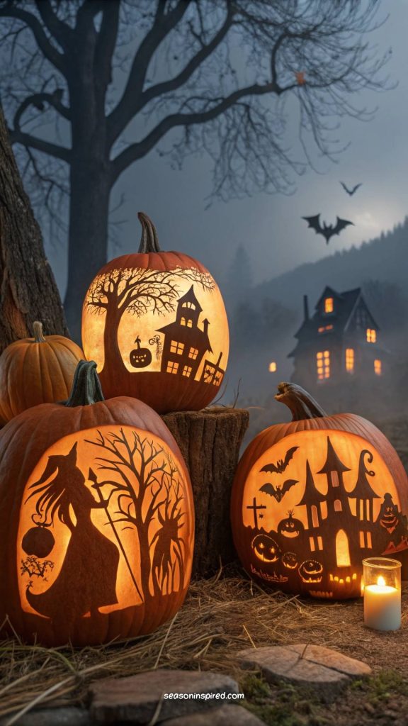 53 Pumpkin Painting Ideas for All Ages & Styles 5 halloween pumpkin painting ideas