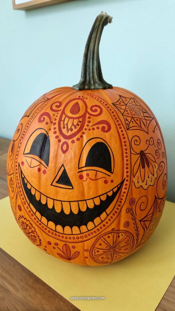 53 Pumpkin Painting Ideas for All Ages & Styles 2 pumpkin painting ideas for kids