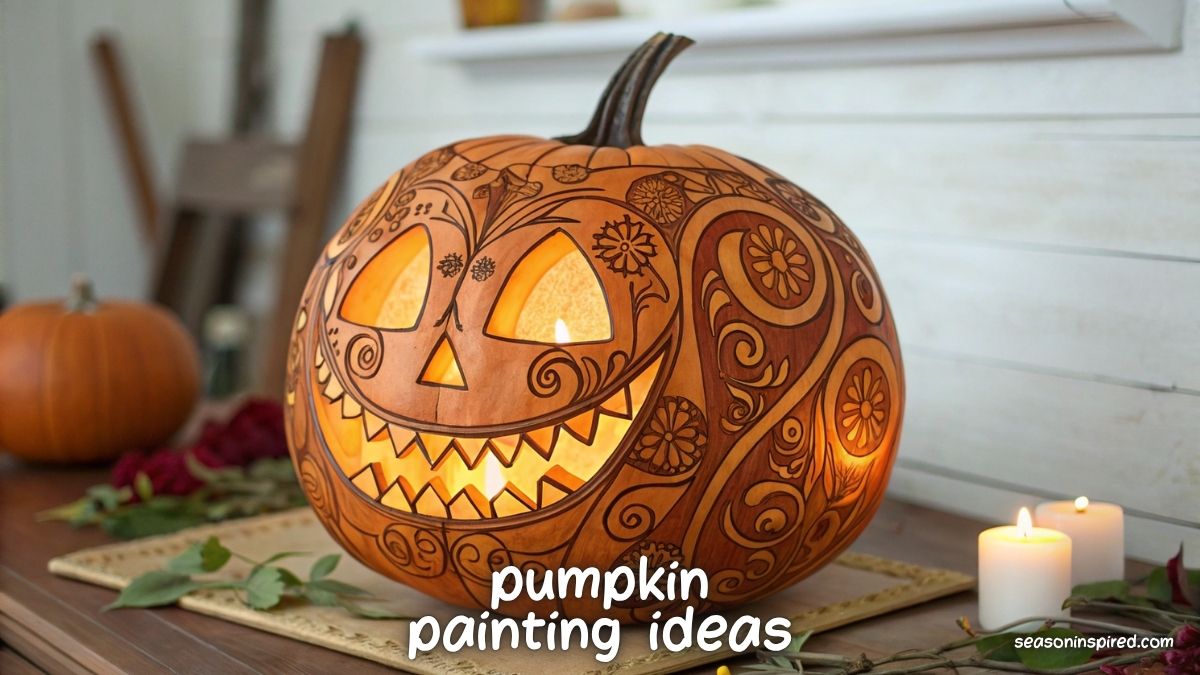53 Pumpkin Painting Ideas for All Ages & Styles 1 pumpkin painting ideas
