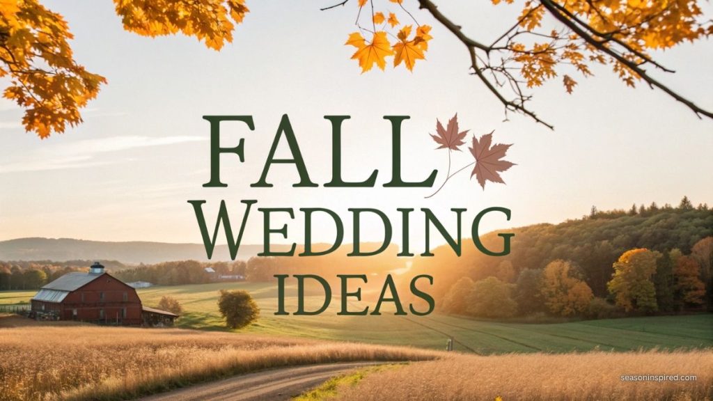 Fall wedding color schemes