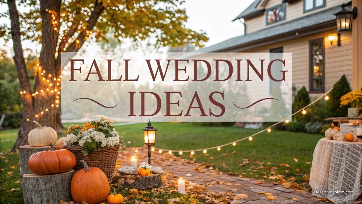 fall wedding ideas