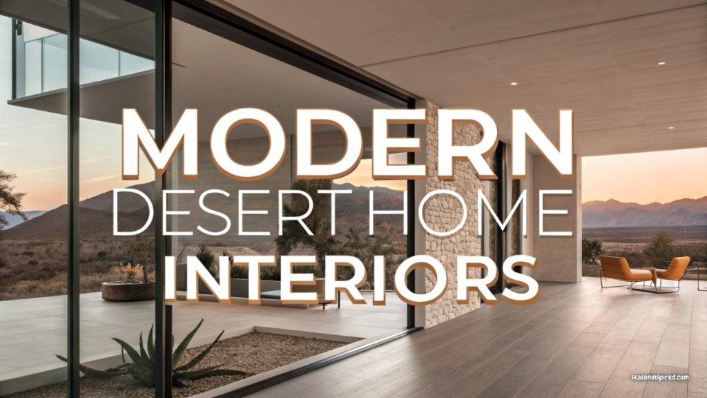 modern desert home interiors