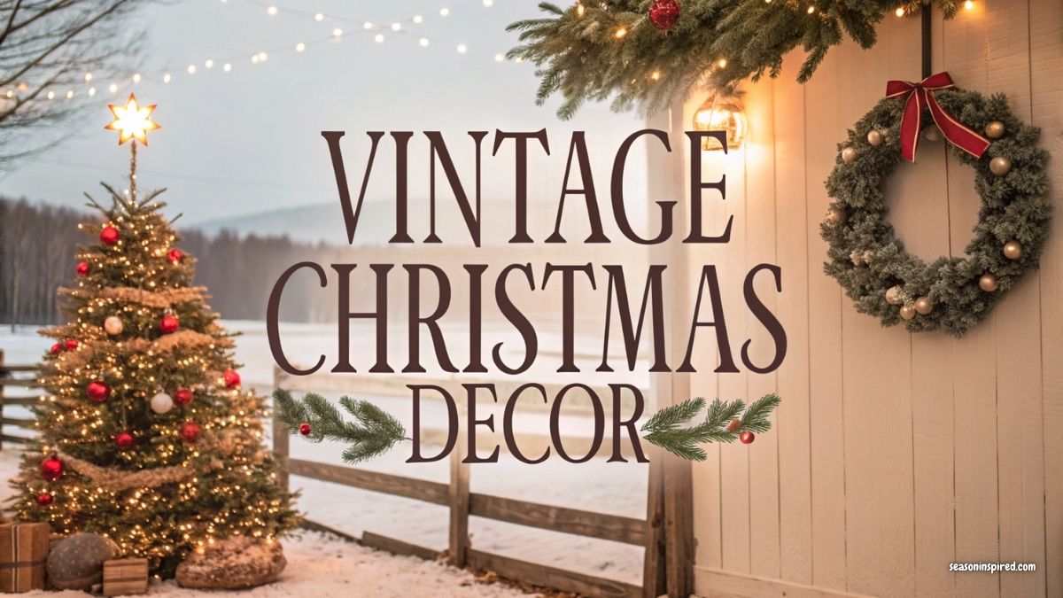 vintage christmas decor